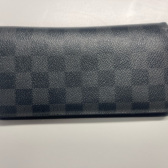 Louis Vuitton Accessories - Louis Vuitton Black Textured Wallet